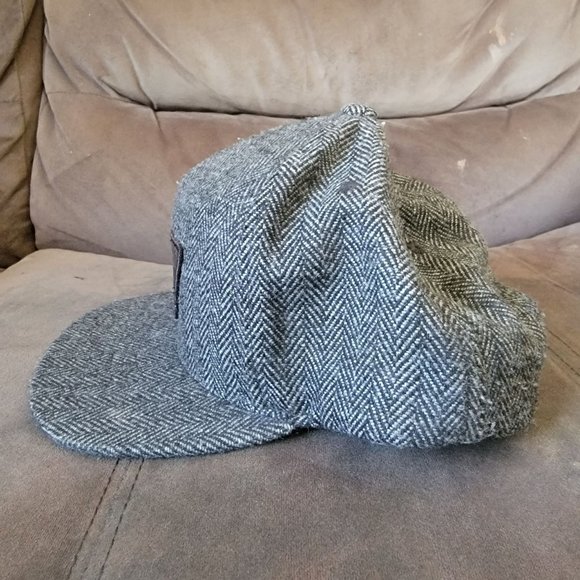 Vans Full Patch Snapback Hat Cap Gray Skateboard Lightweight Adujustable - Picture 3 of 9